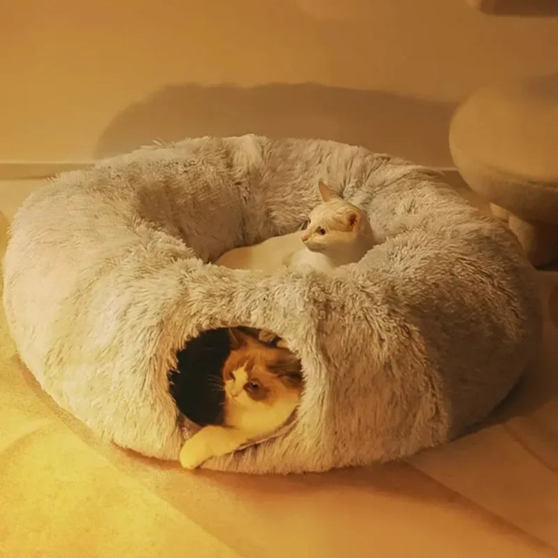 3-In-1 Cat Tunnel Bed - Femi Home