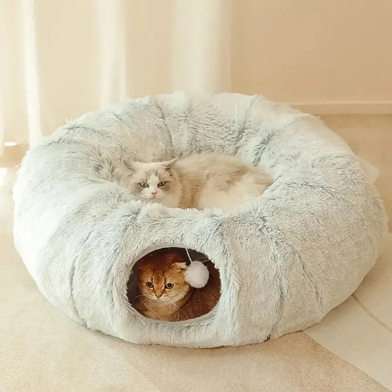 3-In-1 Cat Tunnel Bed - Femi Home