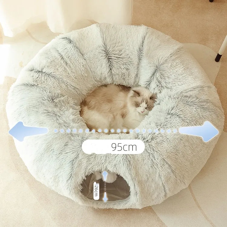 3-In-1 Cat Tunnel Bed